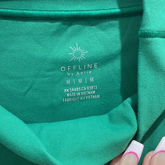 OFFLINE by aerie real me xtra long sleeve mock neck T-shirt - Picture 8 of 10